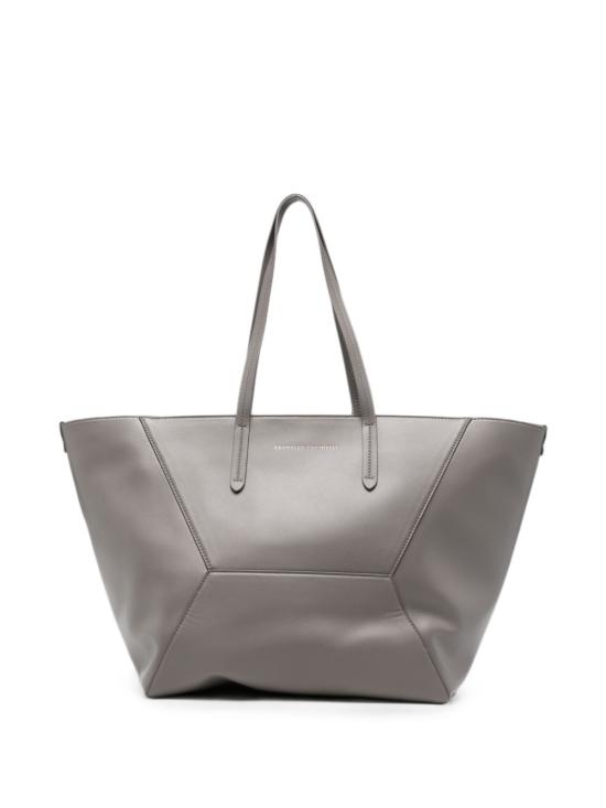 26FW 브루넬로 쿠치넬리 모닐리 카프스킨 BC 듀오 백 MBXAD2571 C9784 Grigio