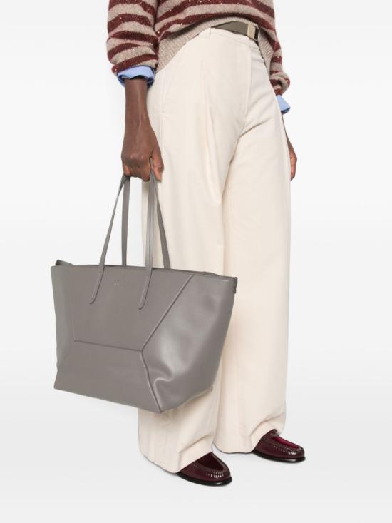 26FW 브루넬로 쿠치넬리 모닐리 카프스킨 BC 듀오 백 MBXAD2571 C9784 Grigio - BRUNELLO CUCINELLI