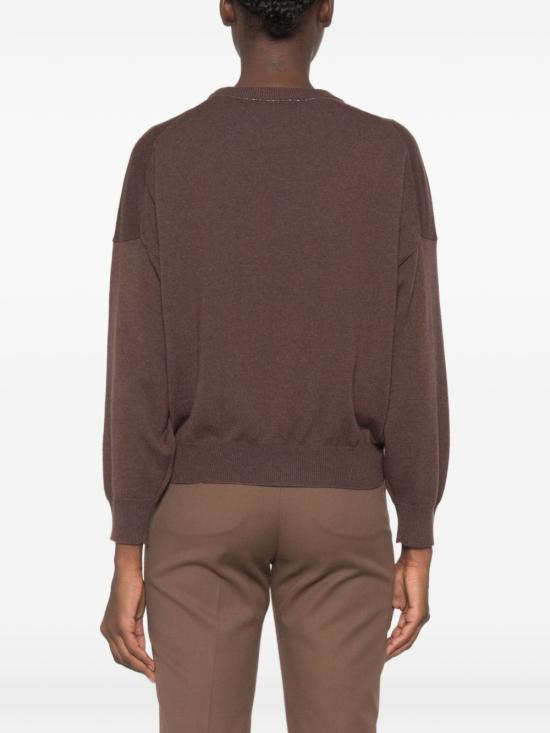 26FW 브루넬로 쿠치넬리 스웨터 M12244410 C4211 Marrone - BRUNELLO CUCINELLI