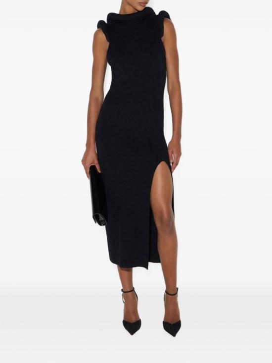 26FW 엘리자베타프랜치 미디 원피스 AM14S66E2 110 Black - ELISABETTA FRANCHI