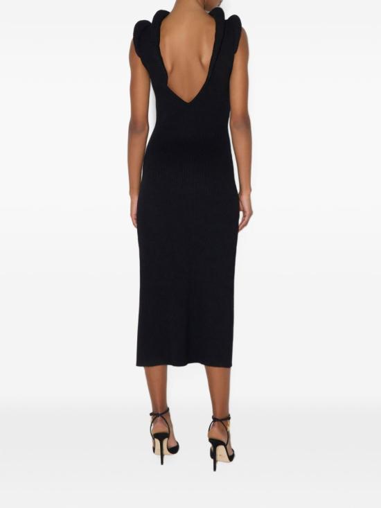 26FW 엘리자베타프랜치 미디 원피스 AM14S66E2 110 Black - ELISABETTA FRANCHI