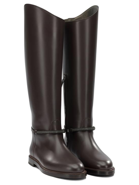 26FW 브루넬로 쿠치넬리 부츠 모닐리  및 앵클  브라운 - BRUNELLO CUCINELLI