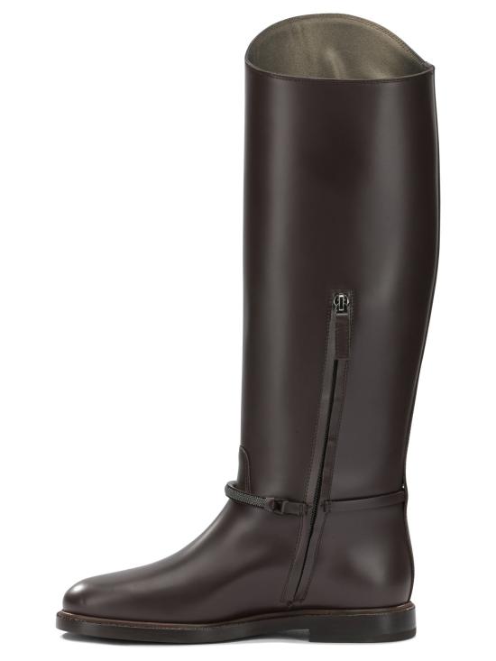 26FW 브루넬로 쿠치넬리 부츠 모닐리  및 앵클  브라운 - BRUNELLO CUCINELLI