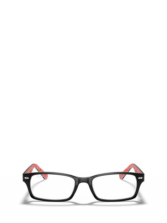 26FW 레이밴 안경 RX5206 2479 BLACK ON RED