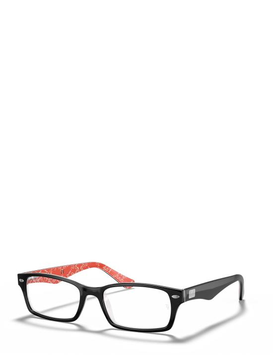 26FW 레이밴 안경 RX5206 2479 BLACK ON RED - RAY BAN