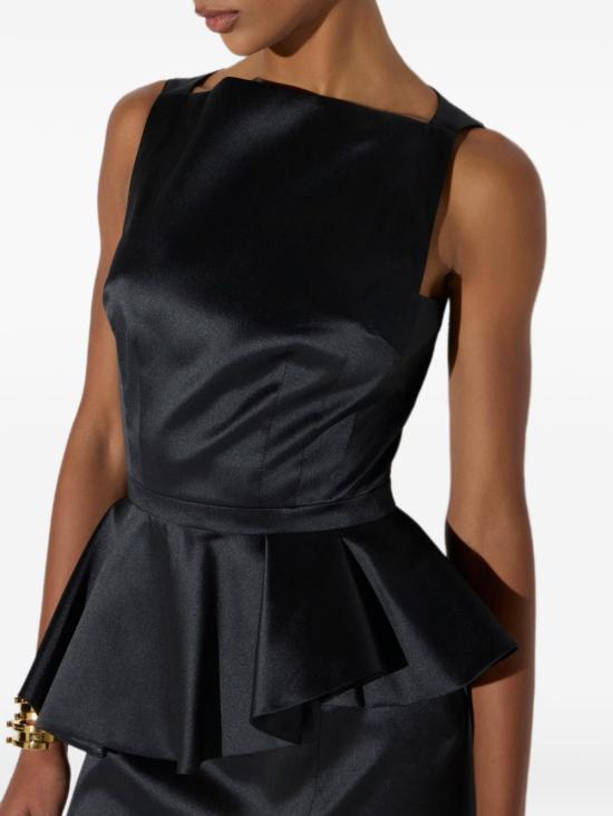 26FW 엘리자베타프랜치 미디 원피스 AB00967E2 110 Black - ELISABETTA FRANCHI