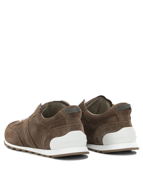 26FW 브루넬로 쿠치넬리 스니커즈 샤이니 루프  & 슬립온 브라운 - BRUNELLO CUCINELLI