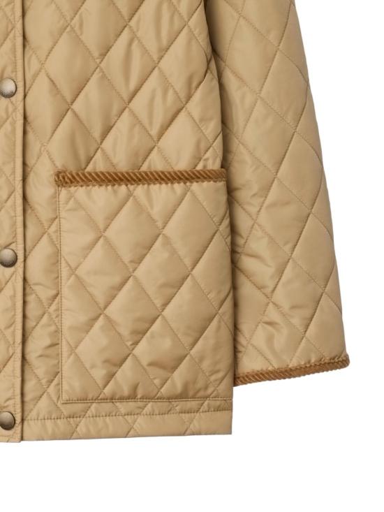 26FW 버버리 퀄티드 나일론 반 자켓 8107464 C1544 - BURBERRY