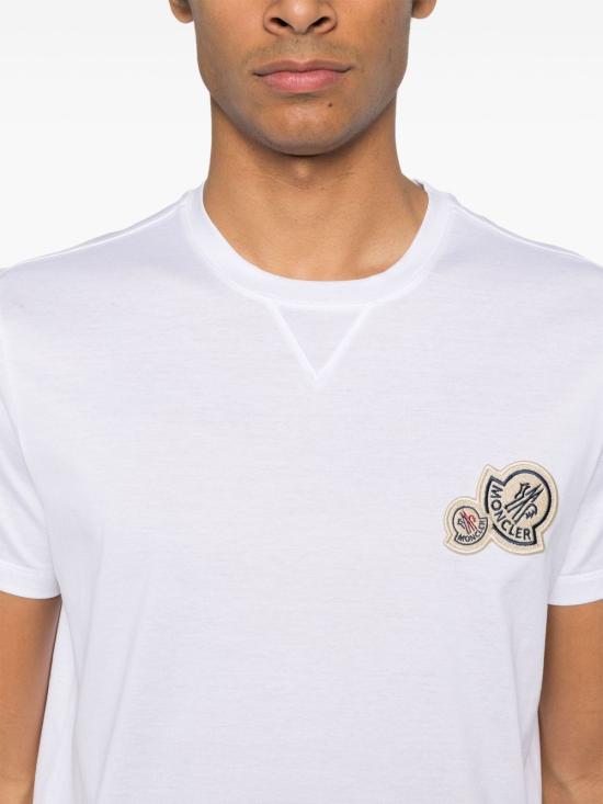 26FW 몽클레어 반팔 티셔츠 L20918C00041 8390Y001 White - MONCLER