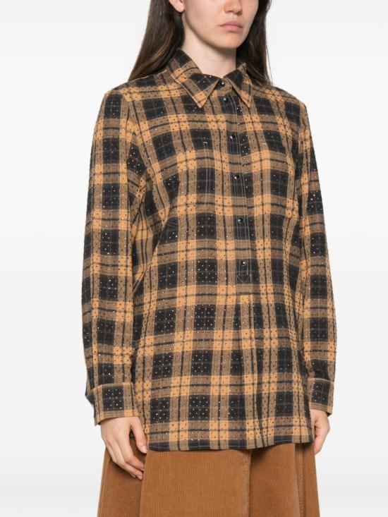 26FW 핑코 셔츠 107172 A3FACZ3 Brown camel - PINKO