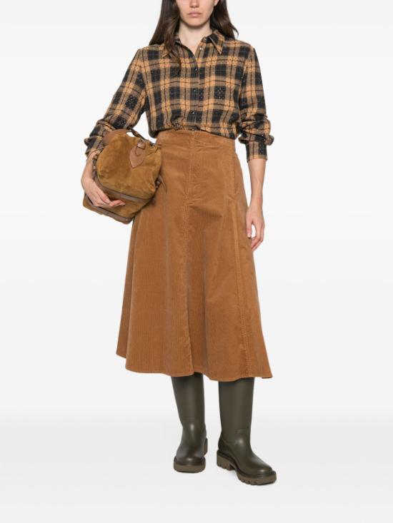26FW 핑코 셔츠 107172 A3FACZ3 Brown camel - PINKO