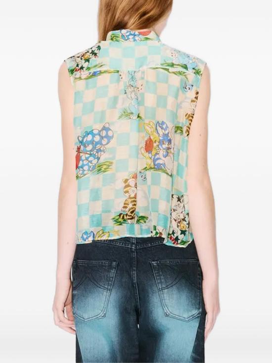 26SS 겐조 블라우스 FG52TO2399E1 60 Light blue - KENZO