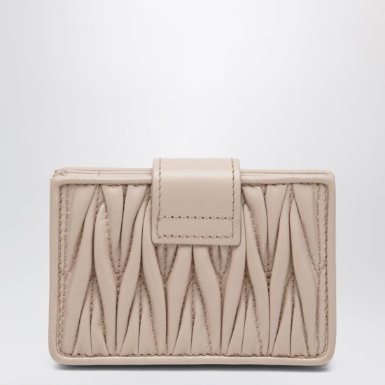 26SS 미우미우 명함지갑 5MC280AFPP Pink - MIU MIU
