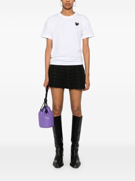 26FW 꼼데가르송 반팔 티셔츠 AX T064 051 WHITE - COMME DES GARCONS