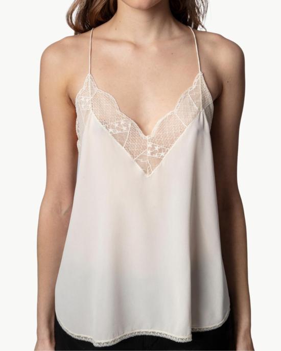  자딕앤볼테르 캐미솔 Zadig & Voltaire Christy  에크루 - ZADIG & VOLTAIRE