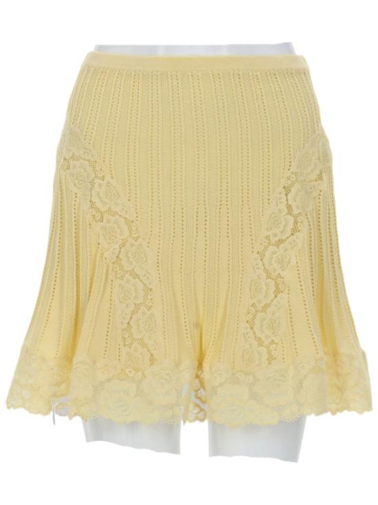 26SS 셀프 포트레이트 숏 스커트 SS26 049SK Y YELLOW