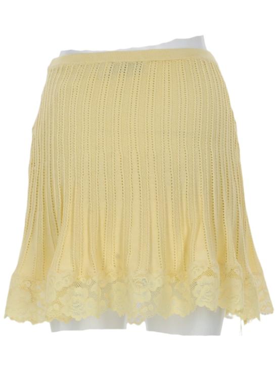 26SS 셀프 포트레이트 숏 스커트 SS26 049SK Y YELLOW - SELF PORTRAIT