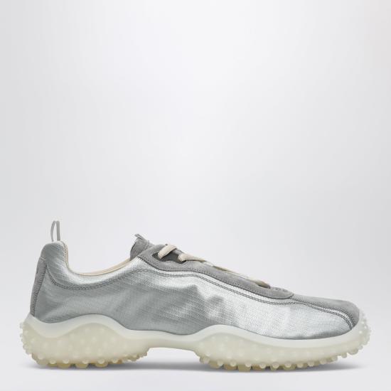 26FW 미우미우 버블 테크니컬 패브릭 및 스웨이드 스니커즈 5E806EA0453M0K Grey