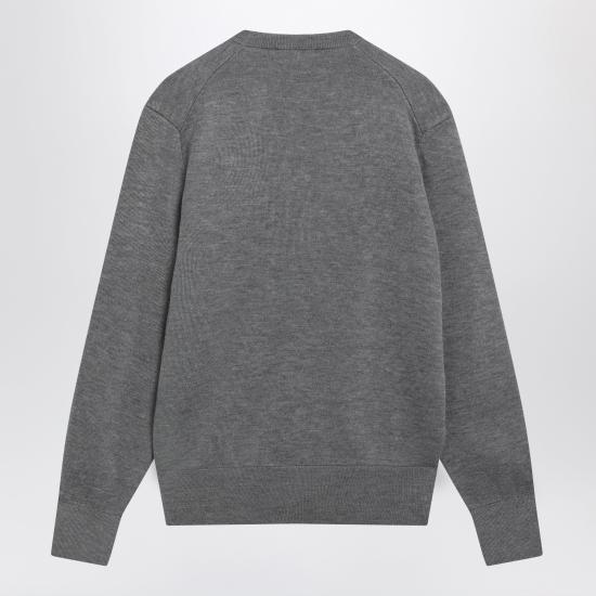 26FW 아미 ADC 울 V넥 가디건 HKC361001 Grey - AMI