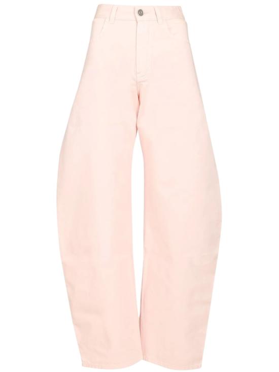 26FW 알라이아 스트레이트 팬츠 AA9P1215D028D 416 PINK