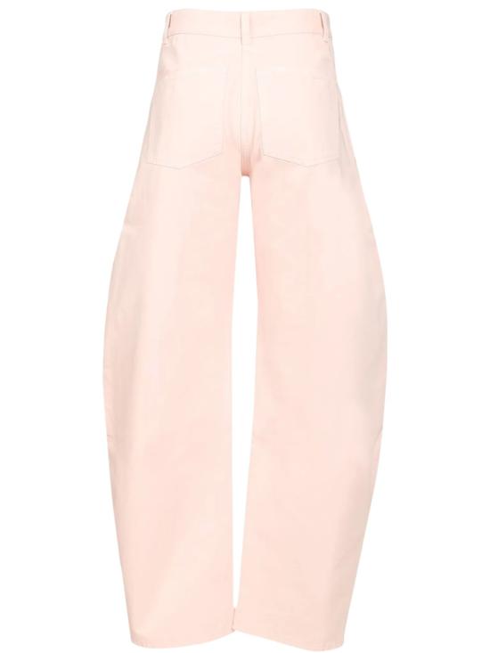 26FW 알라이아 스트레이트 팬츠 AA9P1215D028D 416 PINK - ALAIA