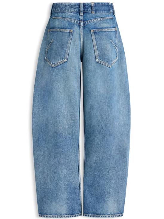26FW 알라이아 데님 팬츠 AA9P1406D020D A20 DENIM BLUE - ALAIA