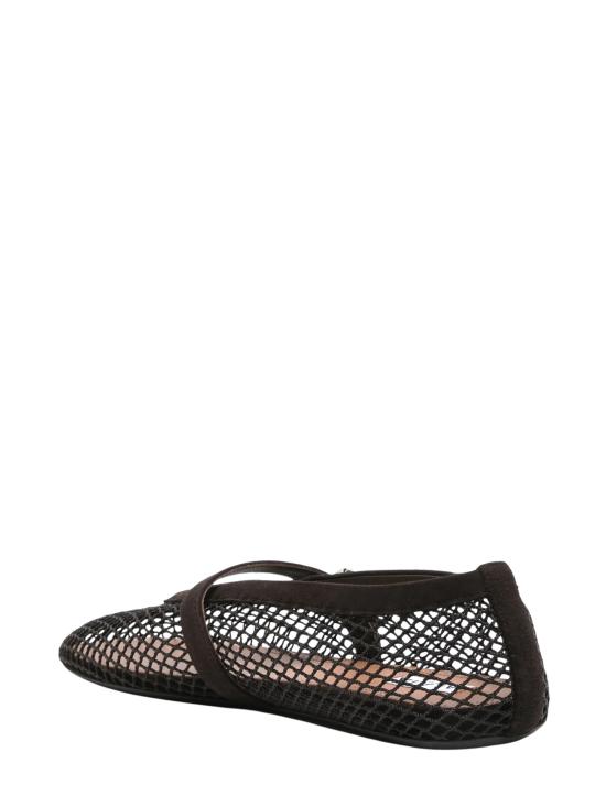 26FW 알라이아 피쉬넷 발레 플랫 AA3A029TK061 733 BROWN - ALAIA