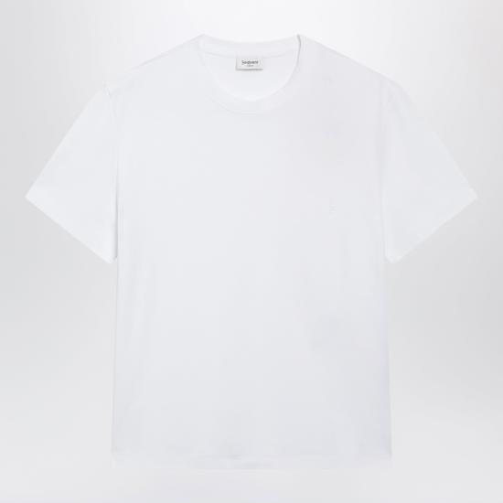 26FW 생로랑 탑 A001BEY38BD White
