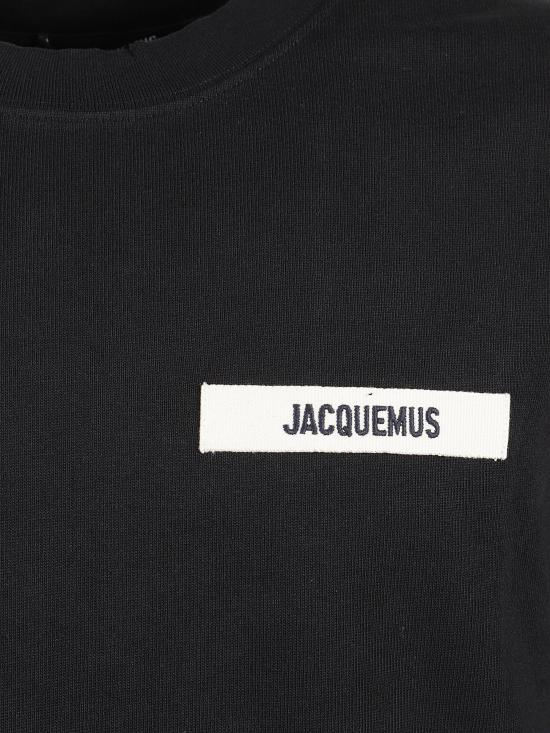 26FW 자크뮈스 반팔 티셔츠 25HTSM00133AJ00226 990 BLACK - JACQUEMUS