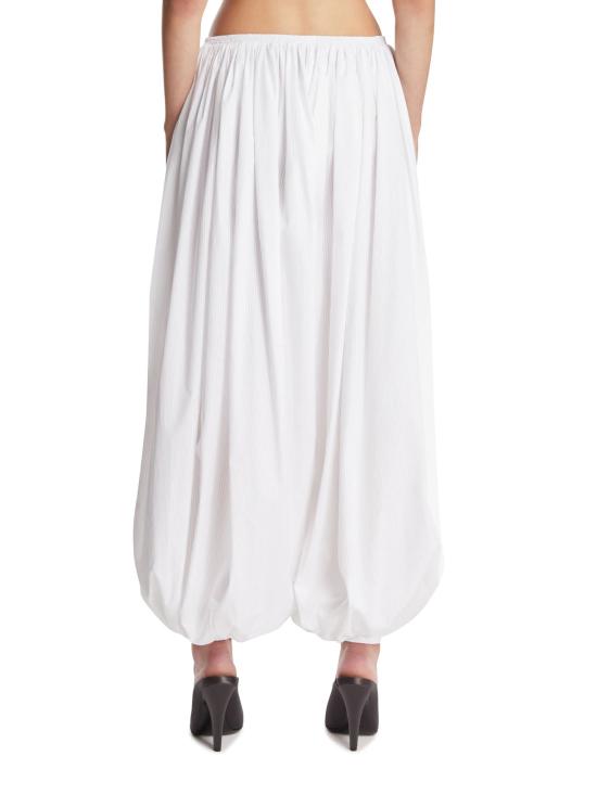 26FW 알라이아 스트레이트 팬츠 AA9P1395T405D 000 WHITE - ALAIA