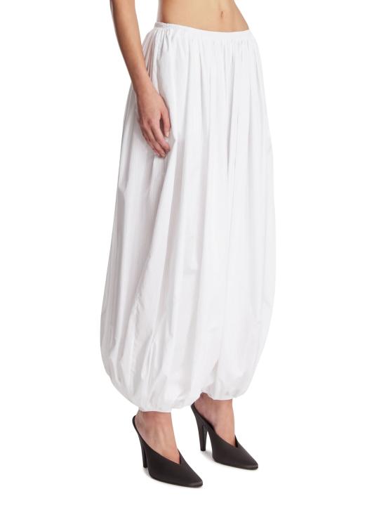 26FW 알라이아 스트레이트 팬츠 AA9P1395T405D 000 WHITE - ALAIA