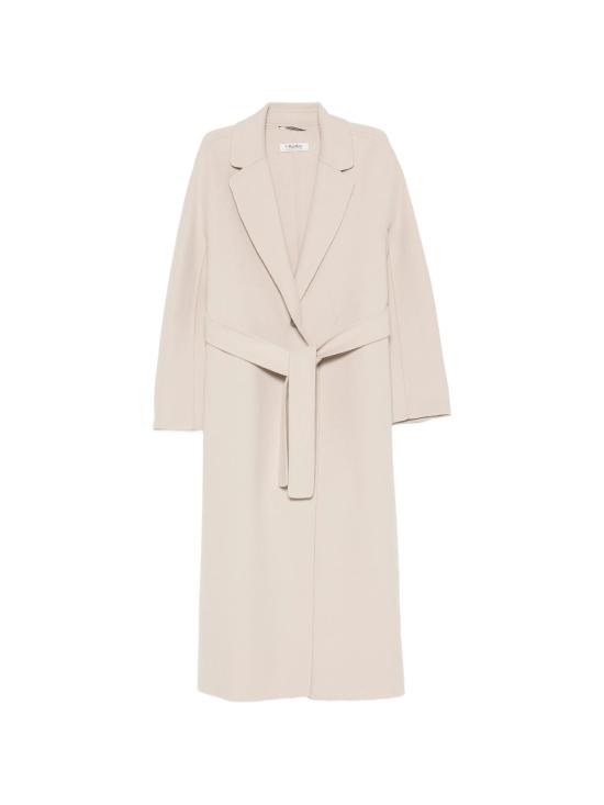 26FW 에스막스마라 에스막스마라 에스투리아 벨티드 울 코트 2629016101600 005 BEIGE