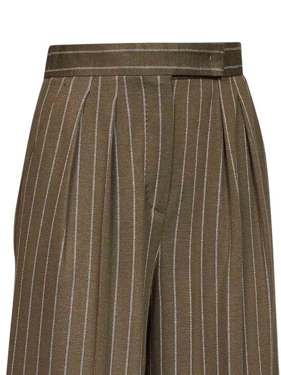 26FW 막스마라 스트레이트 팬츠 2621786071600 MXMRIO001 KAKI - MAX MARA