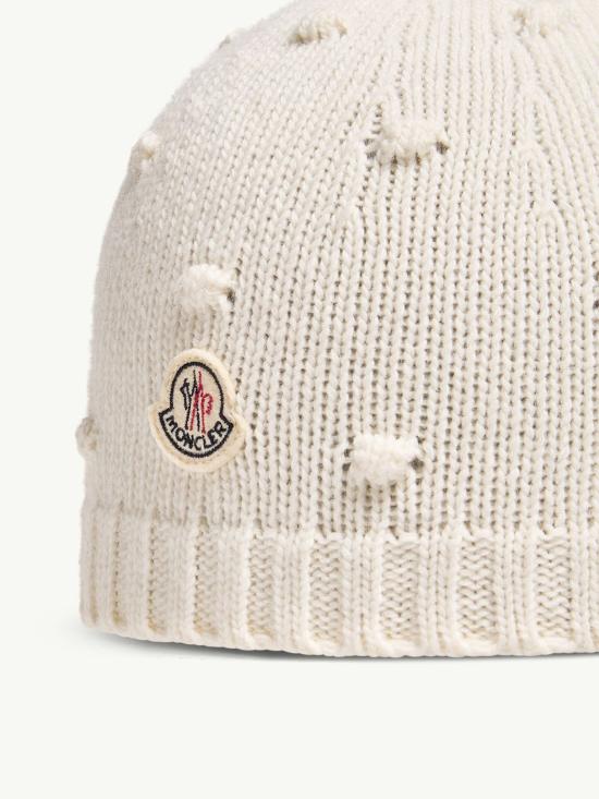26FW [키즈] 몽클레어 모자 L29513B00010M4281 035 Bianco - MONCLER
