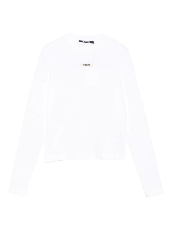 26FW 자크뮈스 긴팔 티셔츠 24ETSW00155AJ00124 100 WHITE
