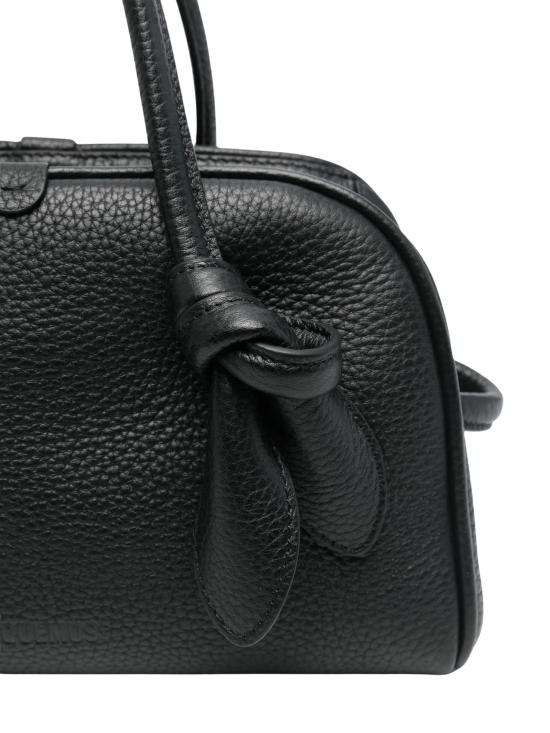 26FW 자크뮈스 스몰 투리스모 소프트 볼링백 25EBAW00416AC03A03 990 BLACK - JACQUEMUS