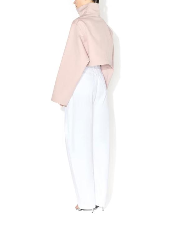 26FW 알라이아 스트레이트 팬츠 AA9P1280D027D 000 WHITE - ALAIA