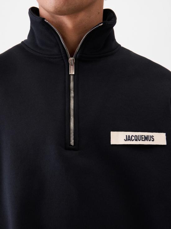 26FW 자크뮈스 긴팔 티셔츠 25ESSM00313AJ00174 990 BLACK - JACQUEMUS