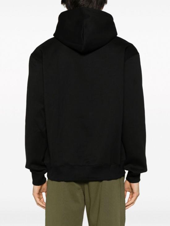 26FW 칼하트 WIP 로고 후드 티셔츠 I030547 0D2 XX Black white - CARHARTT WIP
