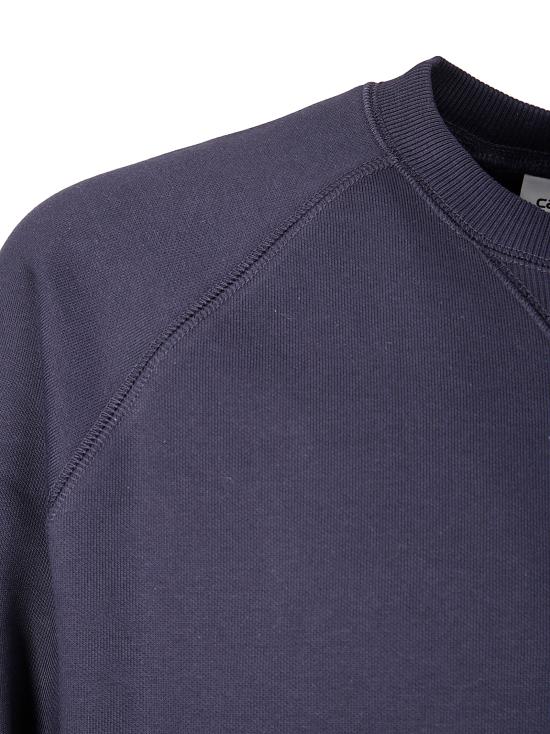 26FW 칼하트 WIP 체이스 스웨트셔츠 I033660 00H XX Dark navy gold - CARHARTT WIP