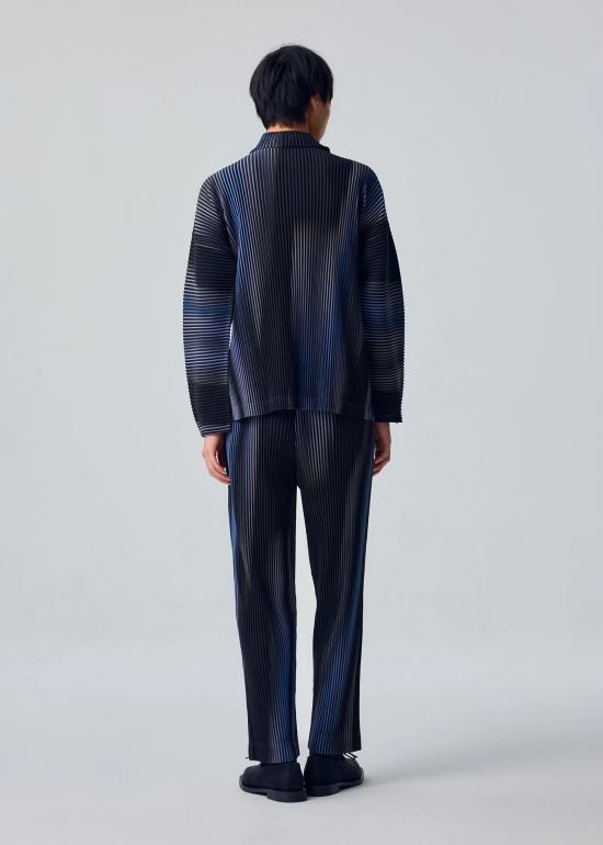 26FW 이세이 미야케 긴팔 티셔츠 HP68JK246 72 Blue - ISSEY MIYAKE