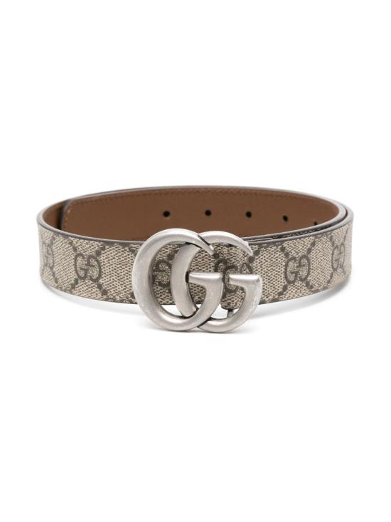 26FW [키즈] 구찌 가죽 벨트 432707 2ZG0G9742 BEIGE - GUCCI