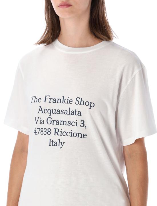 26FW 더프랭키샵 반팔 티셔츠 TSHIRT 972 WHITE COBALT - THE FRANKIE SHOP