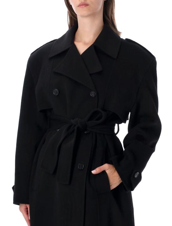 26FW 더프랭키샵 코트 COFS007731000 BLACK Nero - THE FRANKIE SHOP