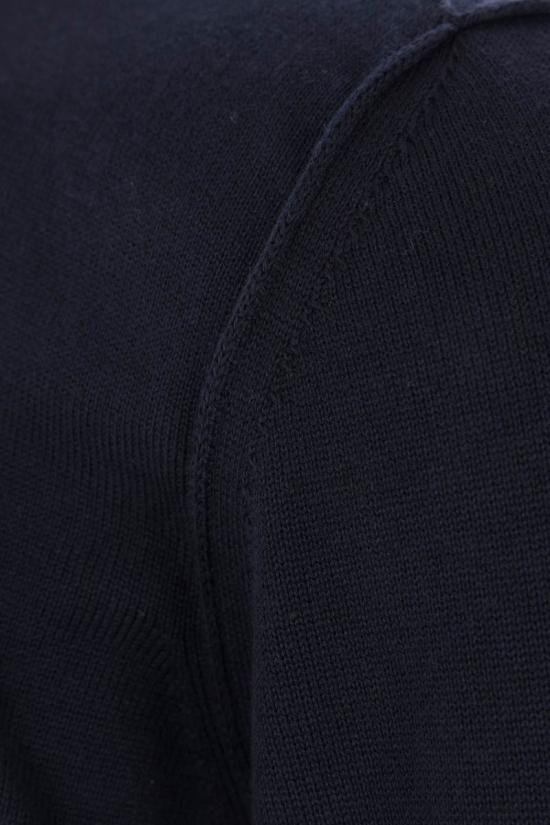 26SS 스톤 아일랜드 소프트 오가닉 코튼 롤드 엣지 심 크루넥 점퍼 5100053S00B2 V0020 BLUE NAVY - STONE ISLAND