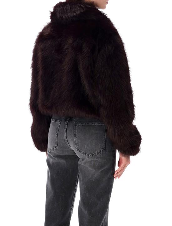 26FW 더프랭키샵 무스탕 JAFS041292880 DARK PLUM - THE FRANKIE SHOP
