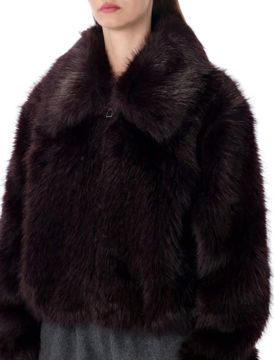 26FW 더프랭키샵 무스탕 JAFS041292880 DARK PLUM - THE FRANKIE SHOP