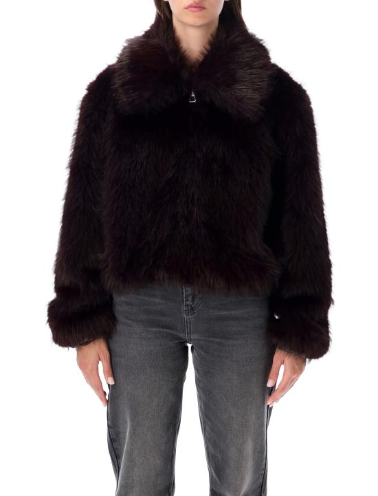 26FW 더프랭키샵 무스탕 JAFS041292880 DARK PLUM