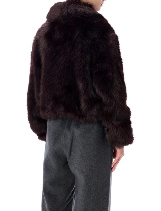 26FW 더프랭키샵 무스탕 JAFS041292880 DARK PLUM - THE FRANKIE SHOP