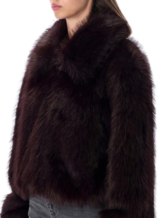 26FW 더프랭키샵 무스탕 JAFS041292880 DARK PLUM - THE FRANKIE SHOP